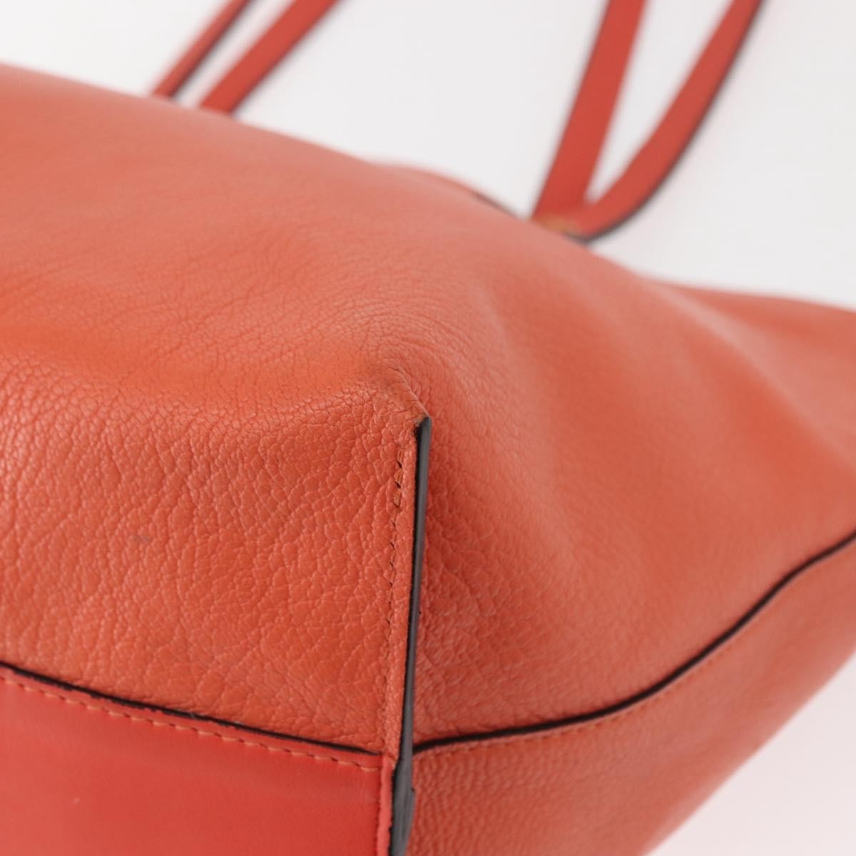 Chloe Dilan Tote Leather Pink Leather Tote Bag Bag (Pre-Owned)