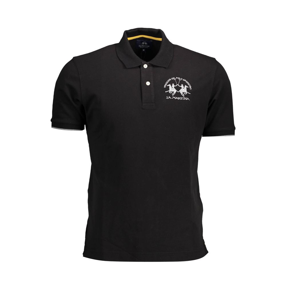 La Martina Chic Contrast Details Polo Men's Shirt