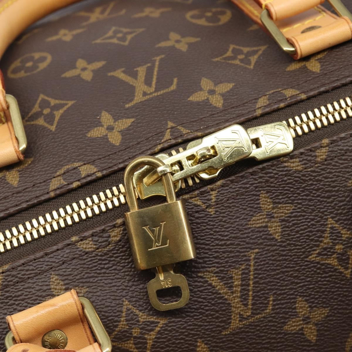 Louis Vuitton Keepall Monogram Canvas Brown Canvas Travel Bag Bag (Pre-Owned)
