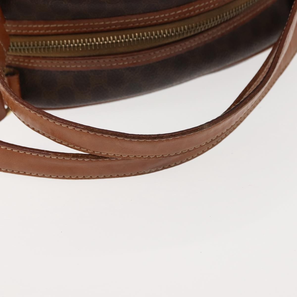 Celine Macadam Canvas Brown Canvas Handbag (Pre-Owned)