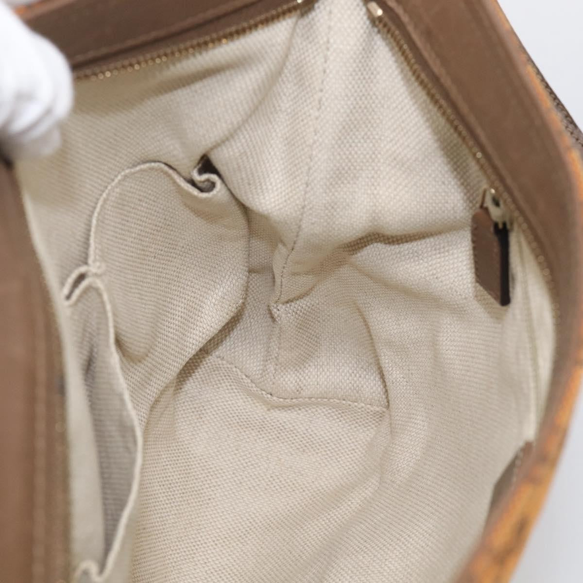 Gucci Shoulder Canvas Orange Canvas Shoulder Bag Bag (Pre-Owned)