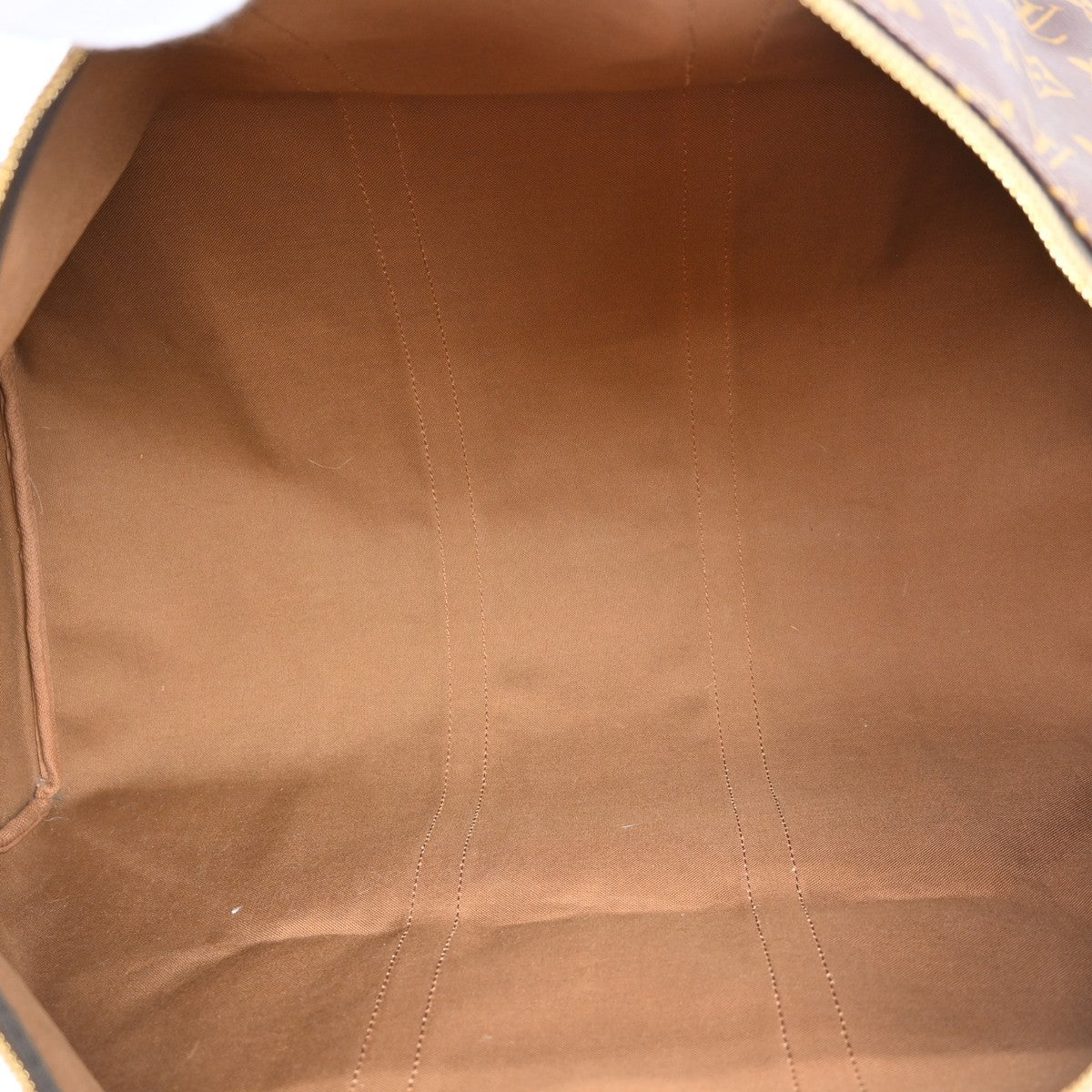 Louis Vuitton Keepall Monogram Brown Canvas Travel Bag Bag (Pre-Owned)