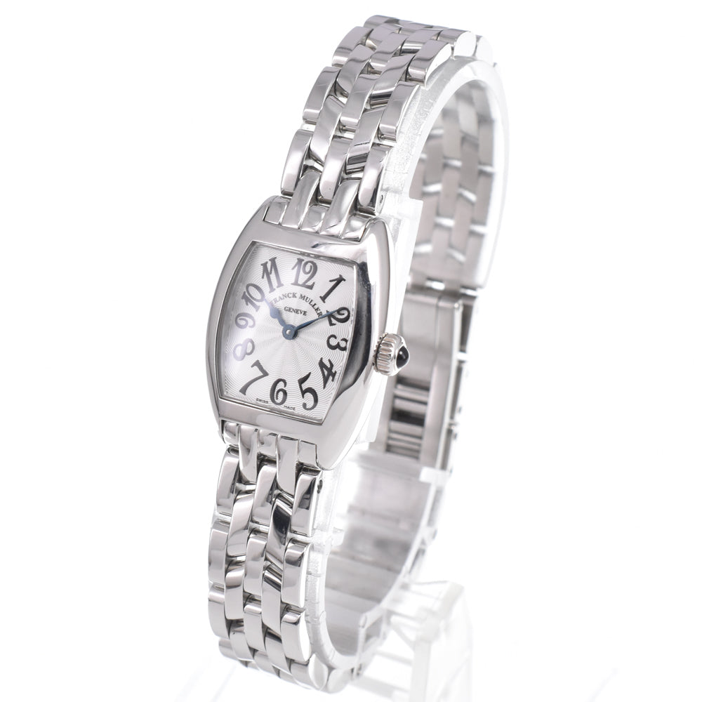 Franck Muller Cintree Curvex Quartz Stainless Steel Watch (Pre-Owned)