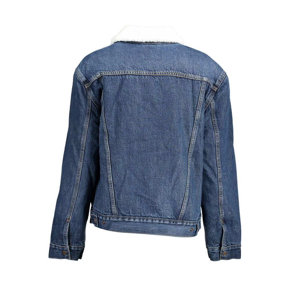 Levi's Blue Cotton Women Women's Jacket