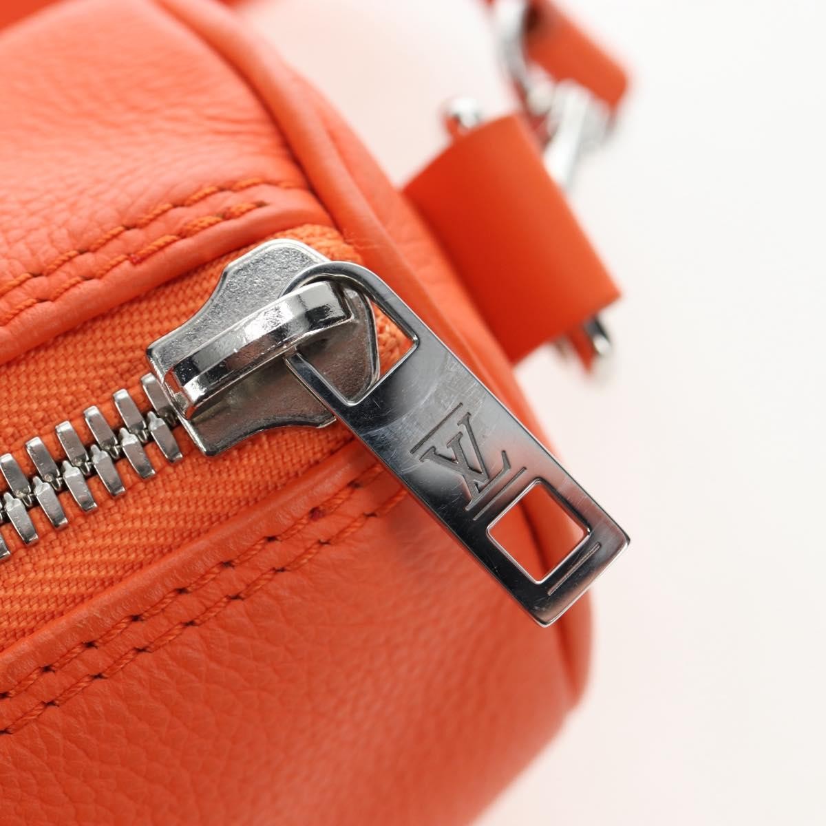 Louis Vuitton City Keepall Limited Edition Aerogram Leather Orange Leather Shoulder Bag Bag (Pre-Owned)