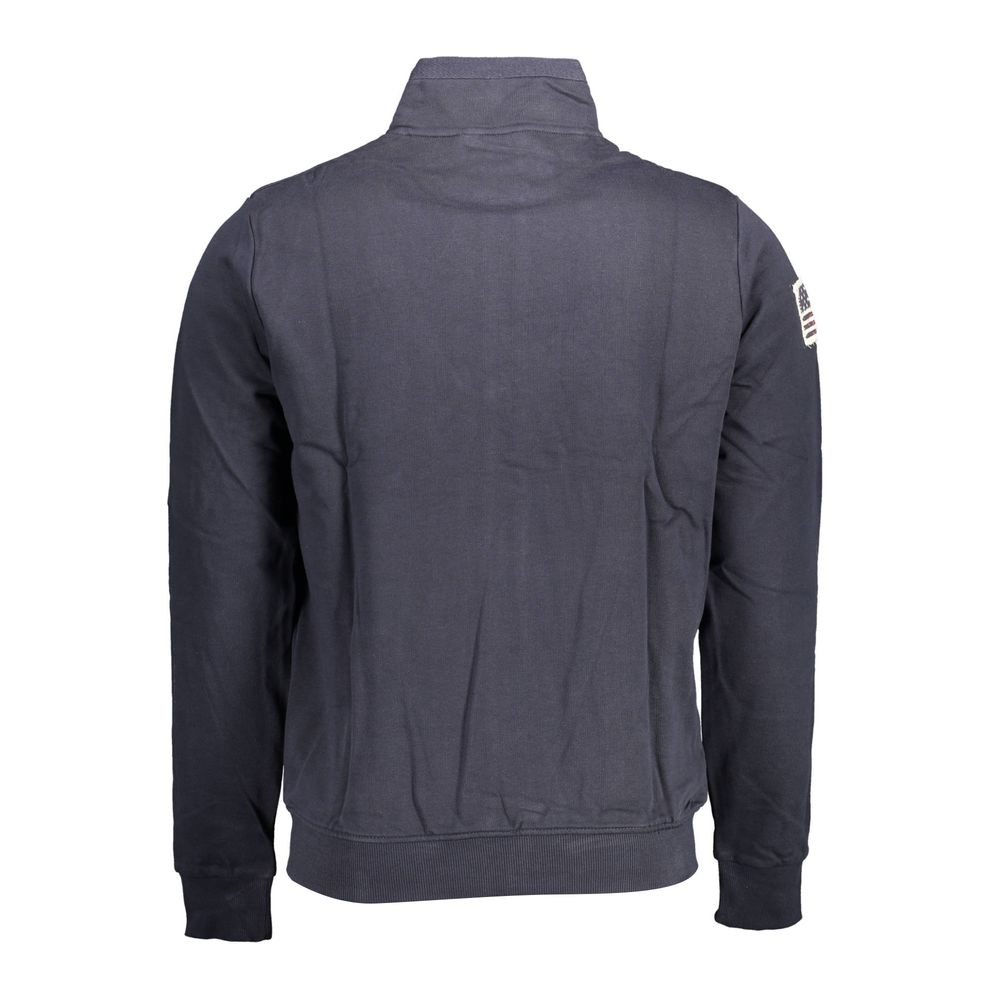 U.S. POLO ASSN. Blue Cotton Men Men's Sweater