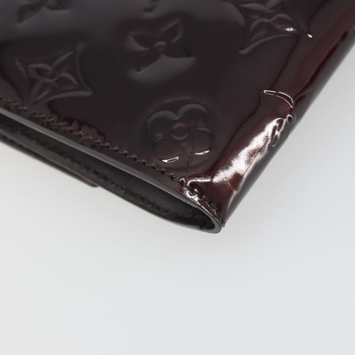 Louis Vuitton Sarah Monogram Vernis Burgundy Patent_Leather Clutche & Pouche Bag (Pre-Owned)