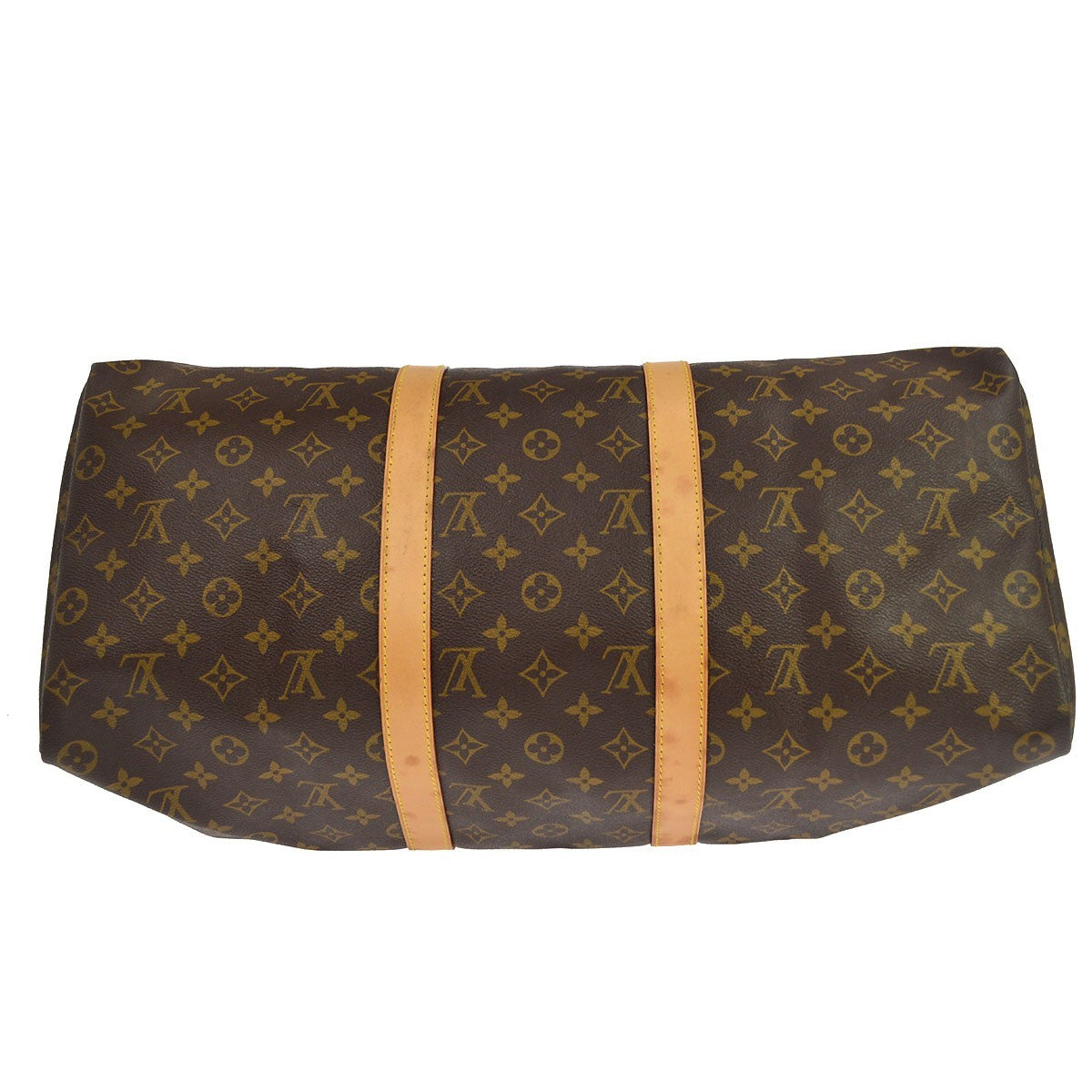 Louis Vuitton Keepall Monogram Canvas Brown Canvas Travel Bag Bag (Pre-Owned)