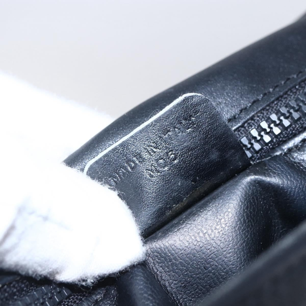 Celine Flap Shoulder Leather Black Leather Shoulder Bag Bag (Pre-Owned)