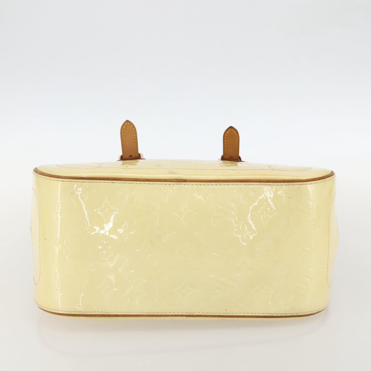 Louis Vuitton Summit Drive Monogram Vernis Yellow Patent_Leather Handbag (Pre-Owned)