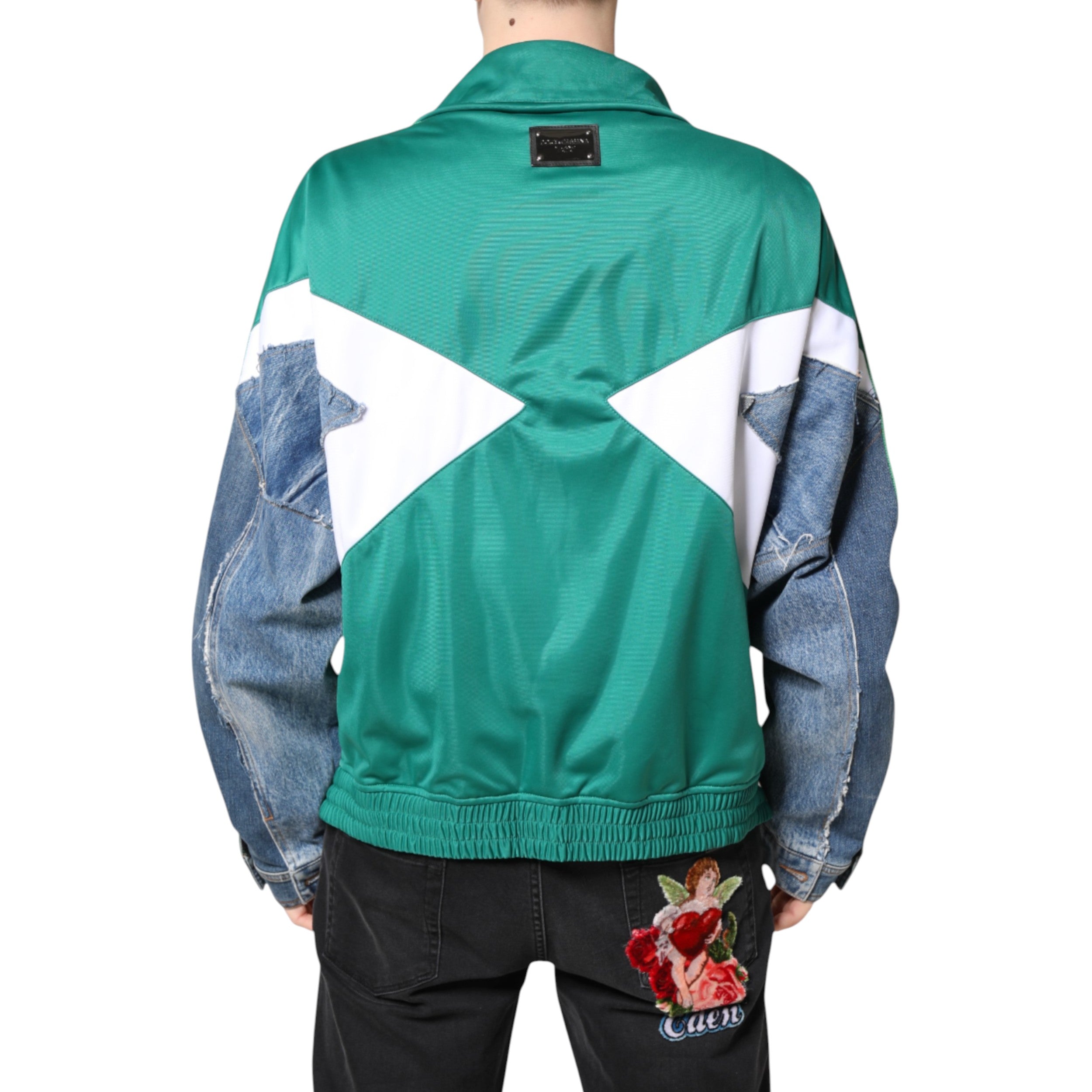 Dolce & Gabbana Multicolor Full Zip Windbreaker Men's Jacket (Pre-Owned)