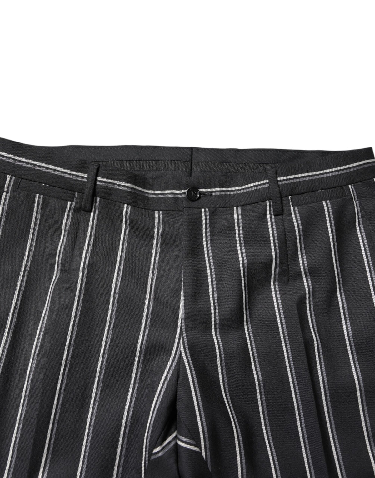 Dolce & Gabbana Dark Gray Striped SICILIA Formal 2 Piece Men's Suit