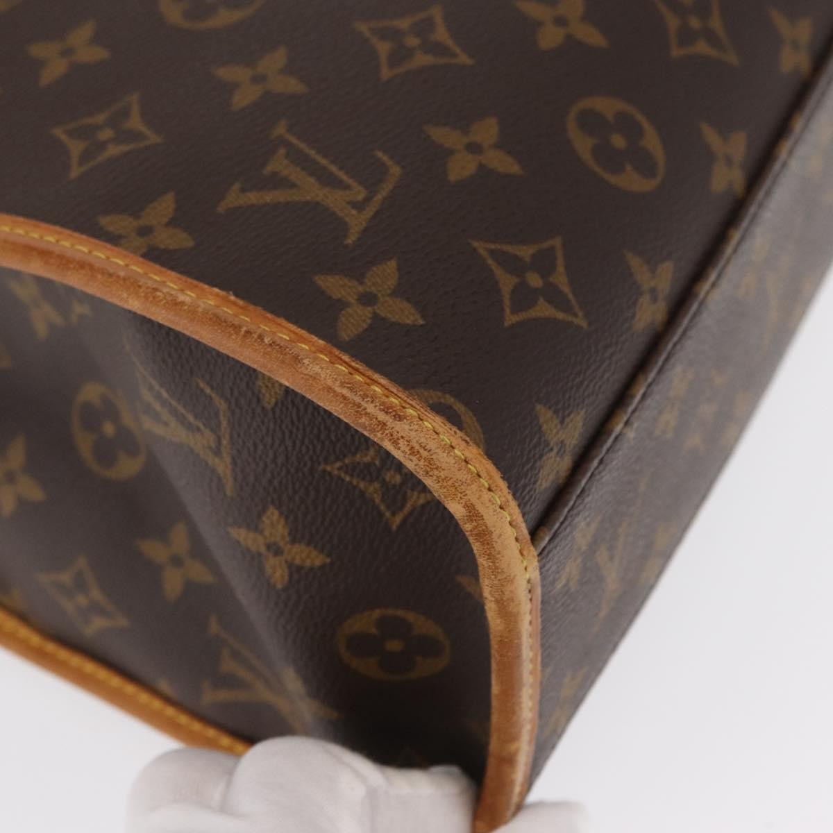 Louis Vuitton Beverly Monogram Canvas Brown Canvas Briefcase Bag (Pre-Owned)