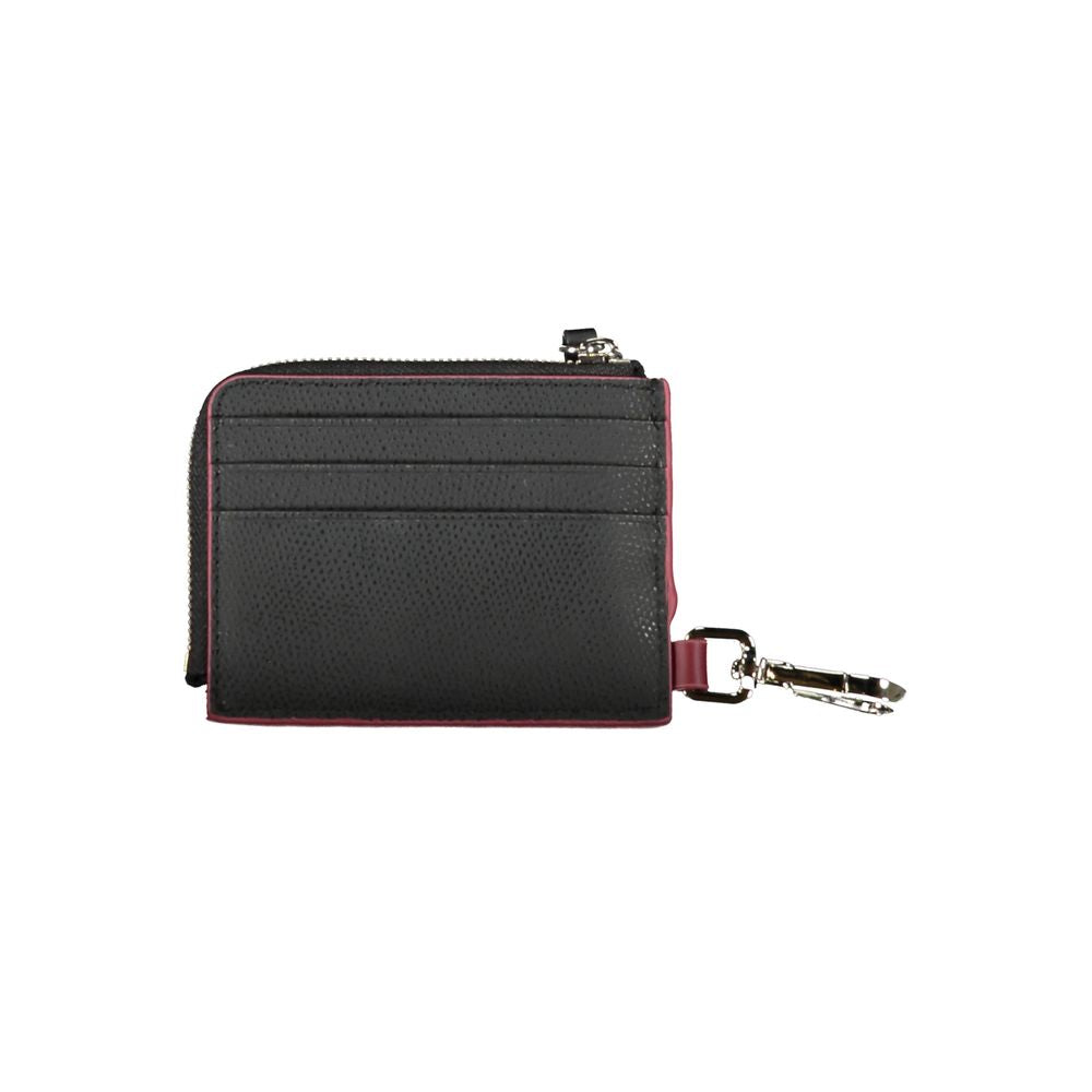 Tommy Hilfiger Chic Leather Card Holder with Snap Men's Hook
