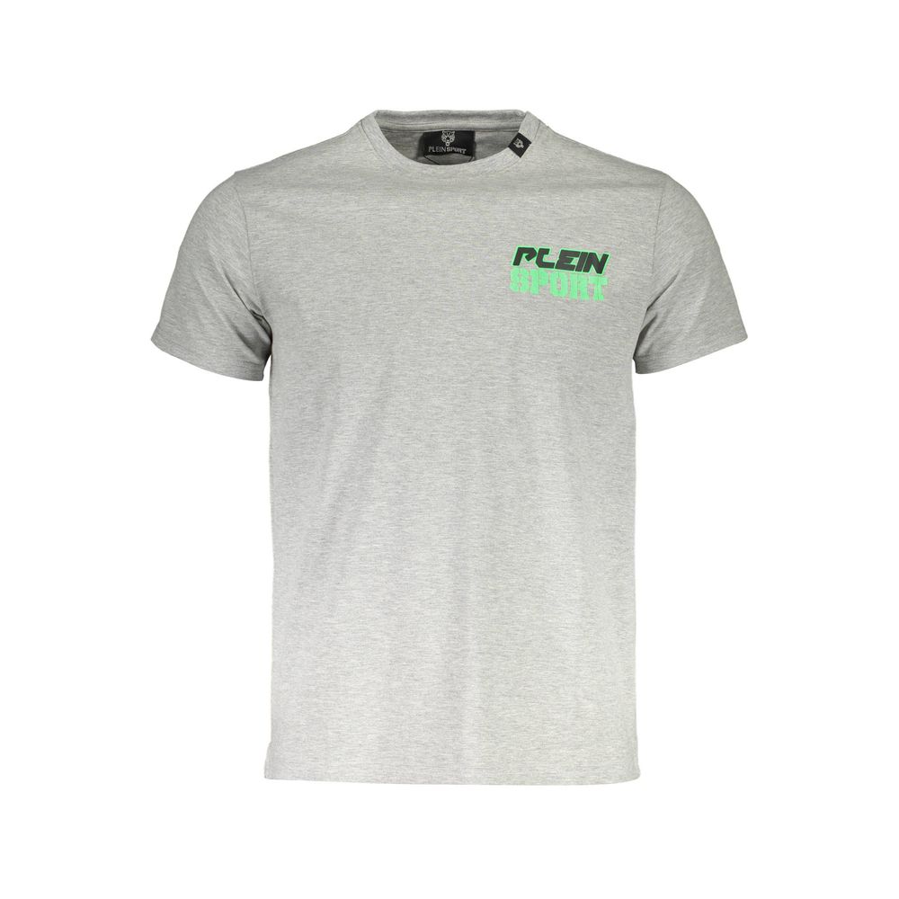 Plein Sport Brown Cotton Men Men's T-Shirt