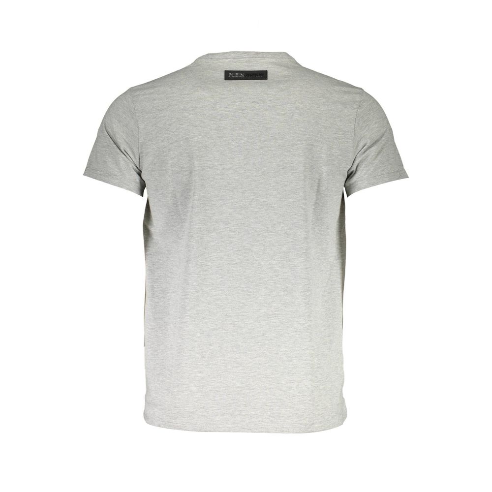 Plein Sport Brown Cotton Men Men's T-Shirt
