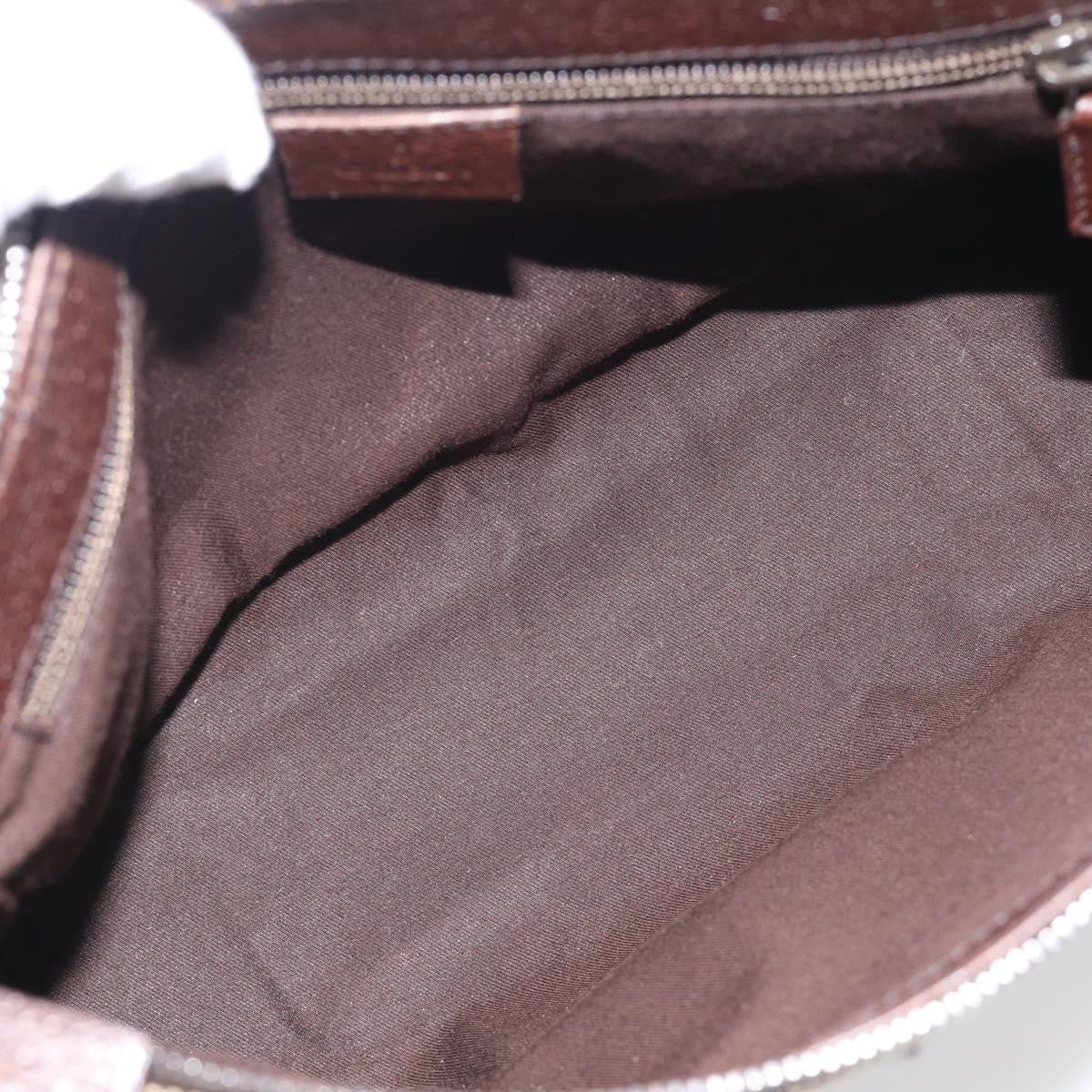 Gucci Joy Messenger Gg Canvas Brown Canvas Handbag (Pre-Owned)