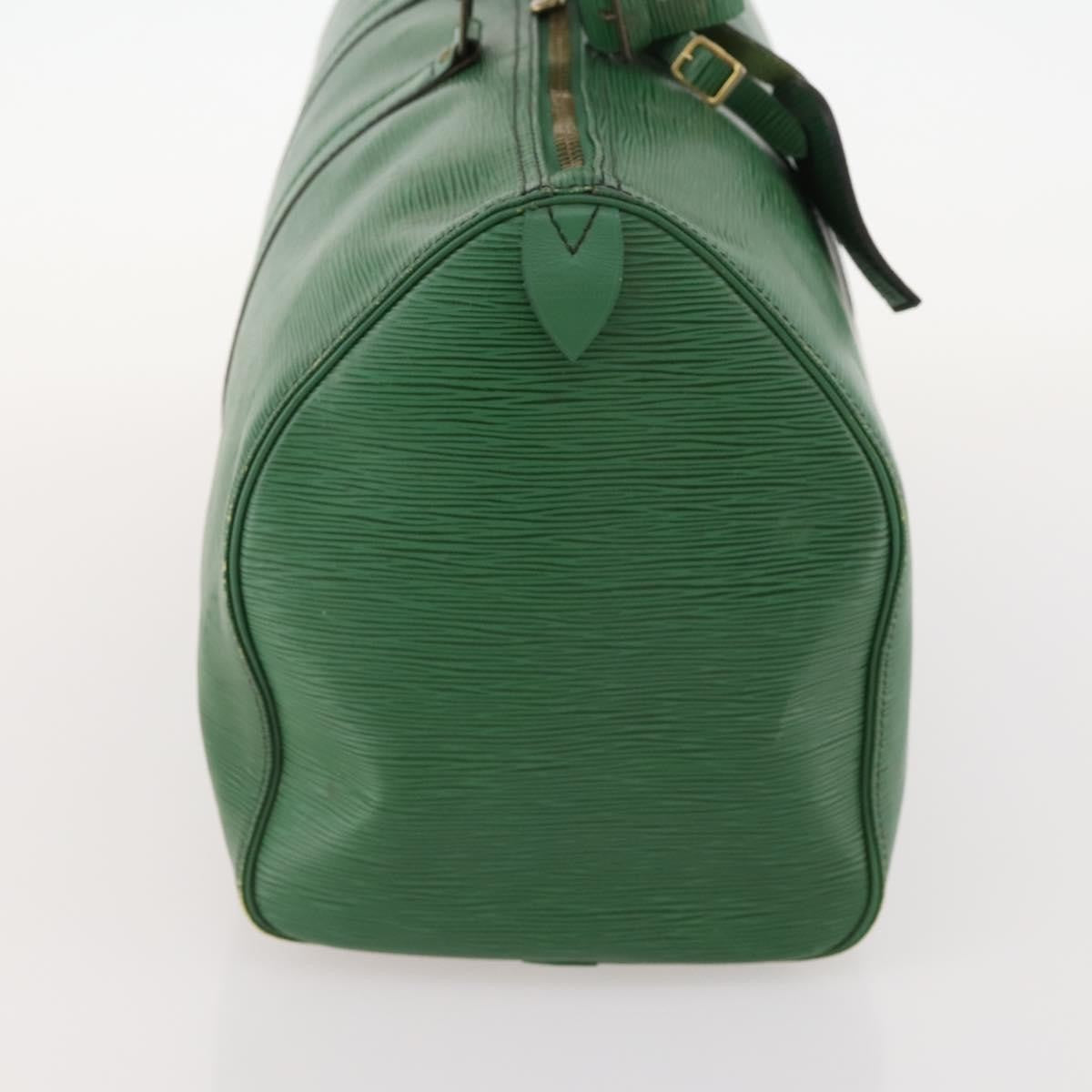 Louis Vuitton Keepall Epi Leather Green Leather Travel Bag Bag (Pre-Owned)