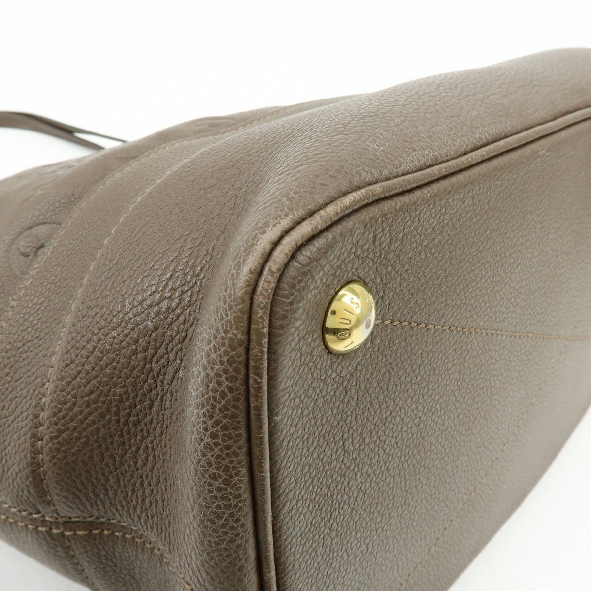 Louis Vuitton Citadine Monogram Empreinte Leather Brown Leather Handbag (Pre-Owned)