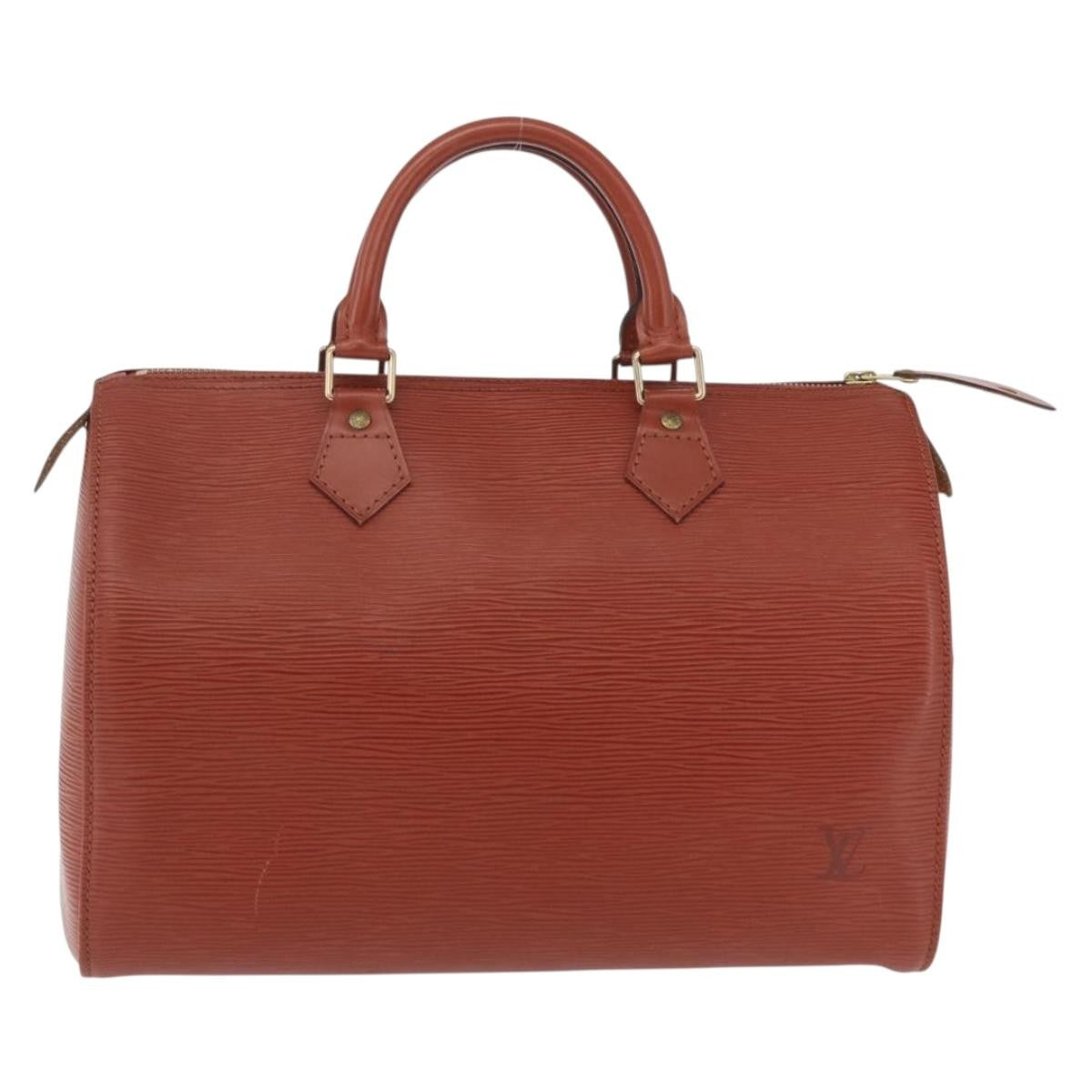 Louis Vuitton Speedy Epi Leather Brown Leather Handbag (Pre-Owned)