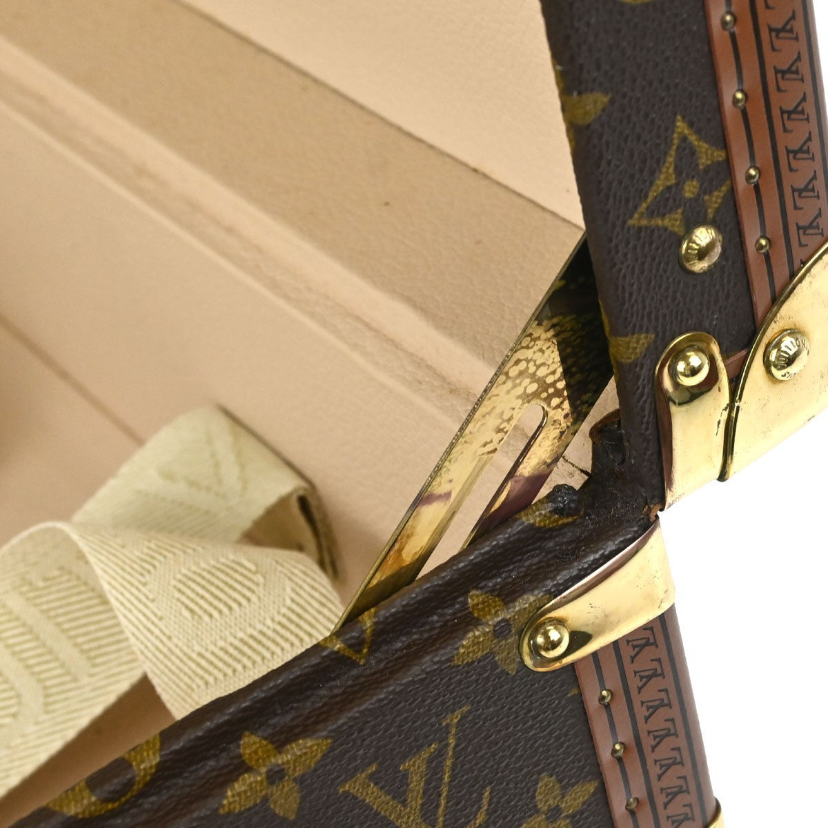 Louis Vuitton Cotteville Trunk Monogram Canvas Brown Canvas Travel Bag Bag (Pre-Owned)