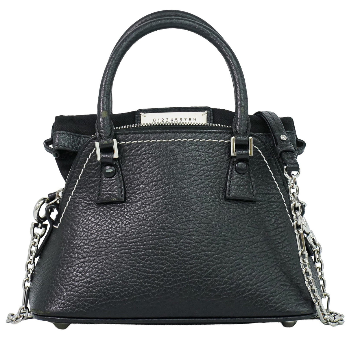 Maison Margiela Femme Micro Sac 5Ac Leather Black Leather Shoulder Bag Bag (Pre-Owned)