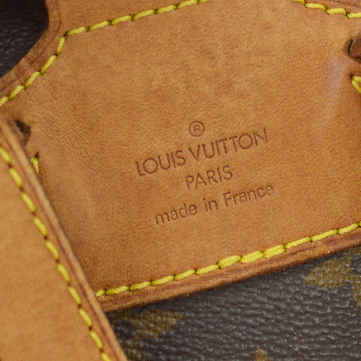Louis Vuitton Vintage Montsouris Monogram Canvas Brown Canvas Backpack Bag (Pre-Owned)