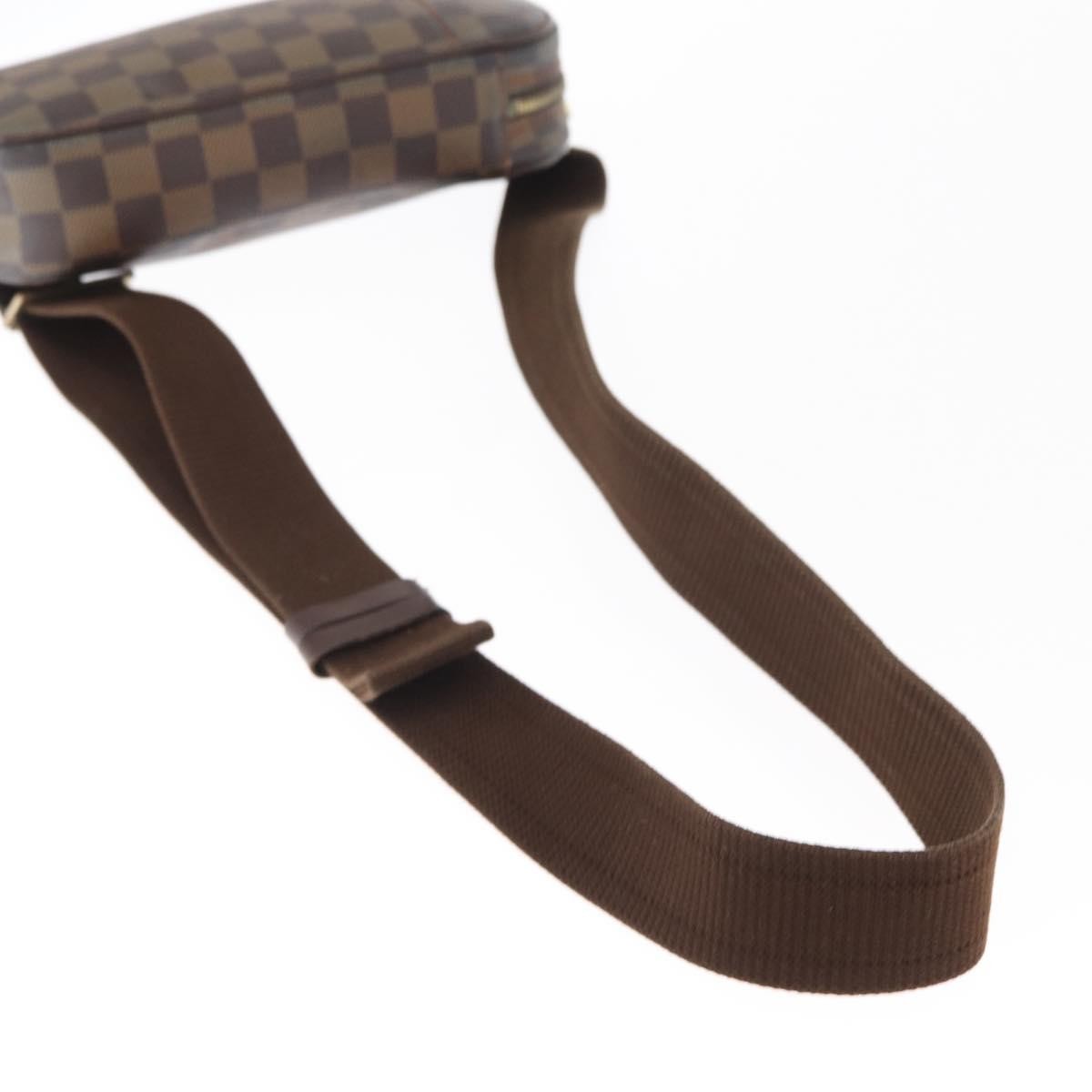 Louis Vuitton Pochette Gange Damier Brown Canvas Clutche & Pouche Bag (Pre-Owned)