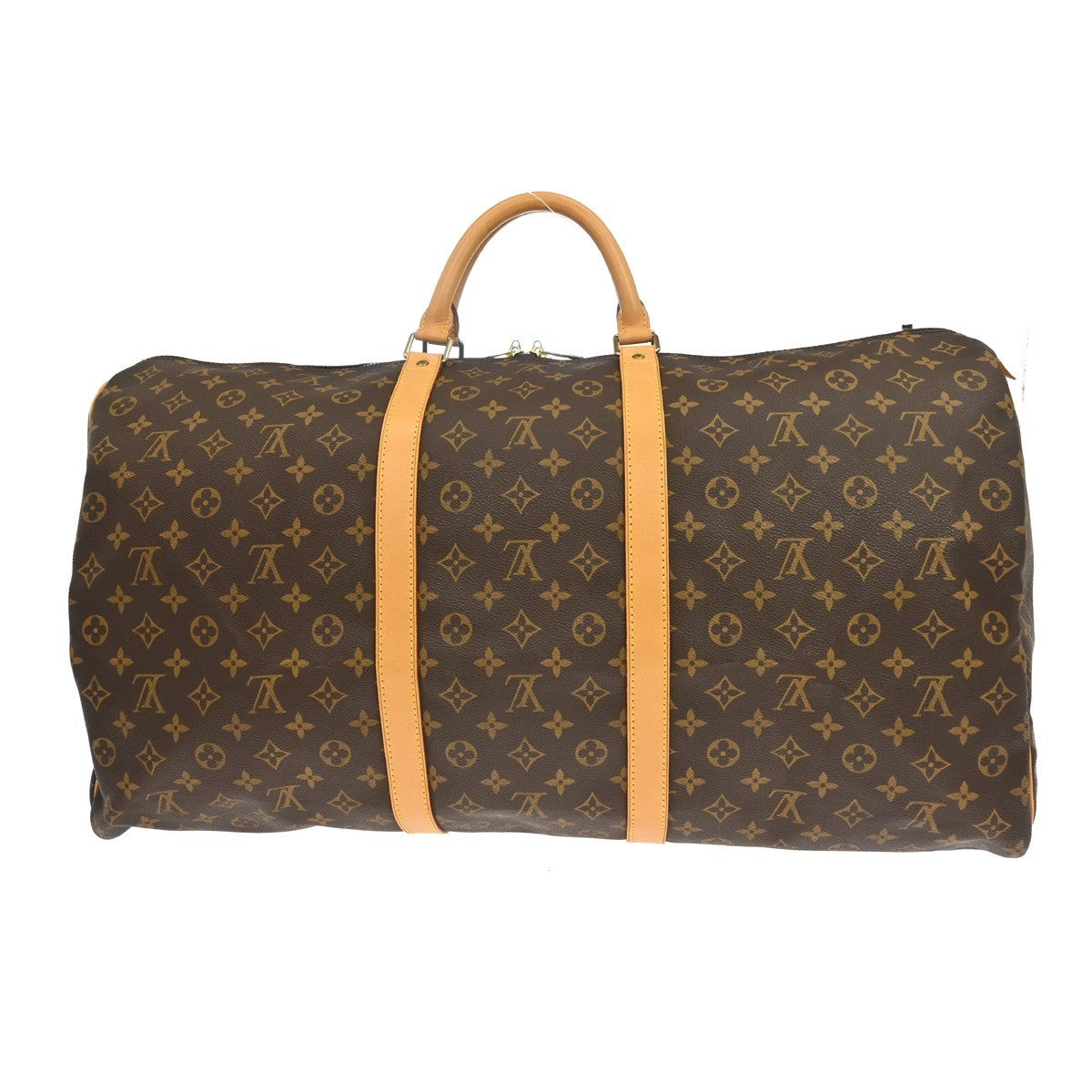 Louis Vuitton Keepall Monogram Canvas Brown Canvas Travel Bag Bag (Pre-Owned)