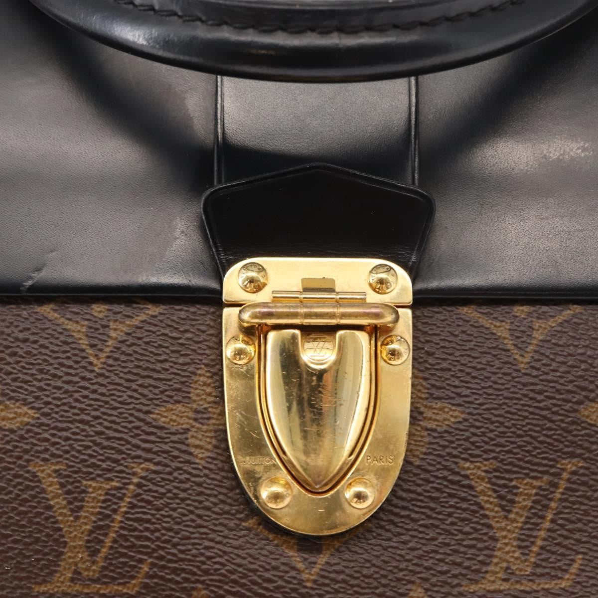 Louis Vuitton One Handle Flap Monogram Canvas And Leather Brown Canvas Handbag (Pre-Owned)