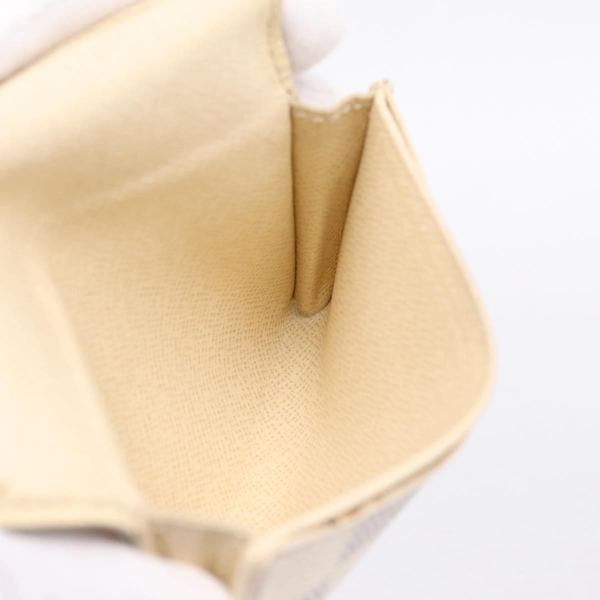 Louis Vuitton Envelope Business Card Holder Damier White Canvas Card Holders Accessory (Pre-Owned)