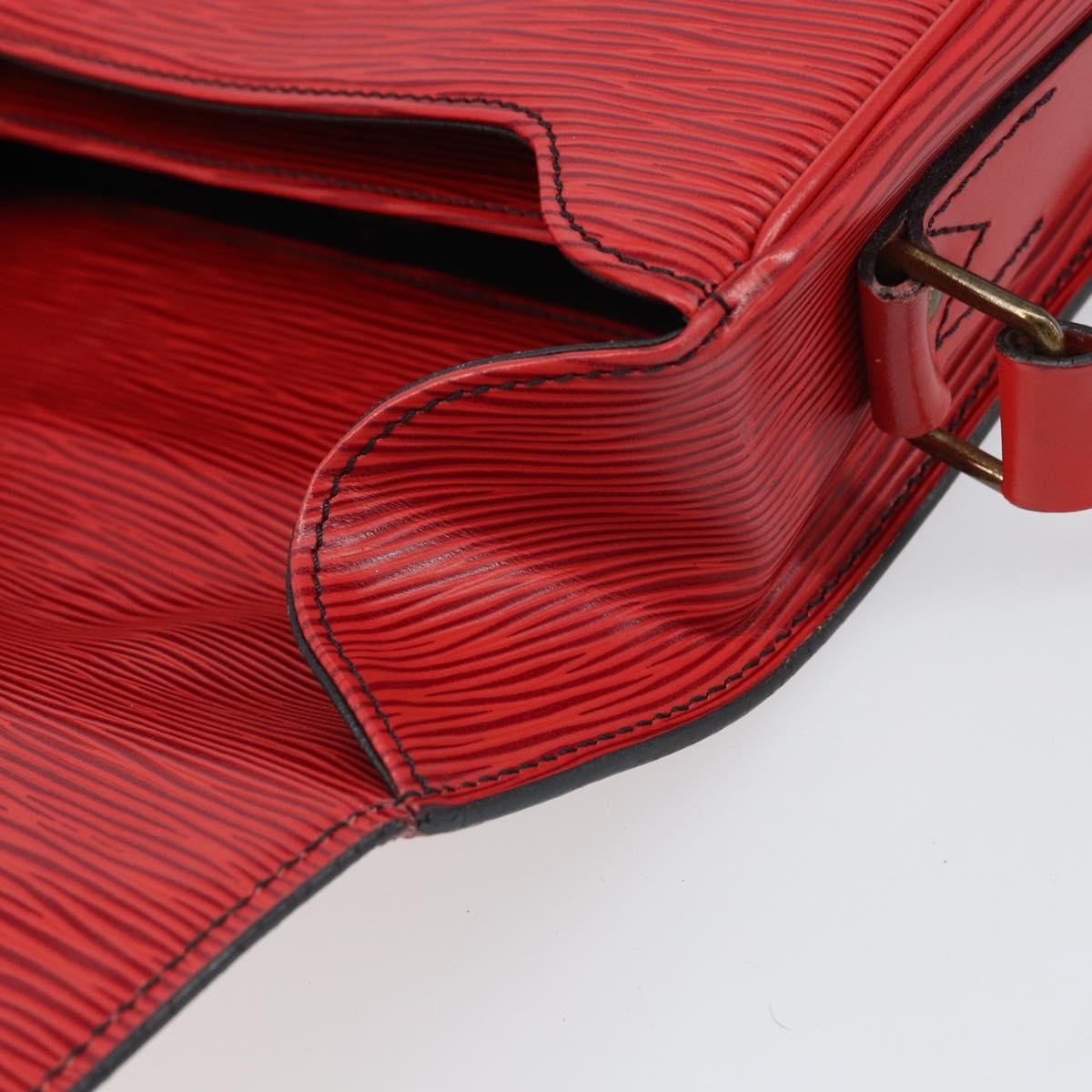 Louis Vuitton Cartouchiere Epi Leather Red Leather Shoulder Bag Bag (Pre-Owned)