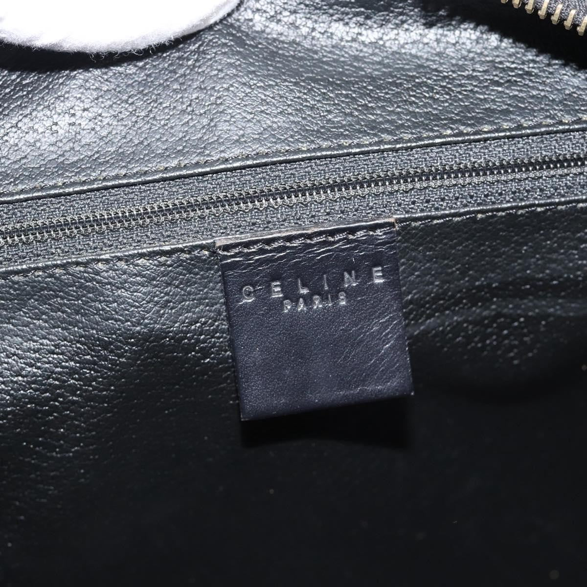 Celine Macadam Macadam With Leather Black Canvas Tote Bag Bag (Pre-Owned)
