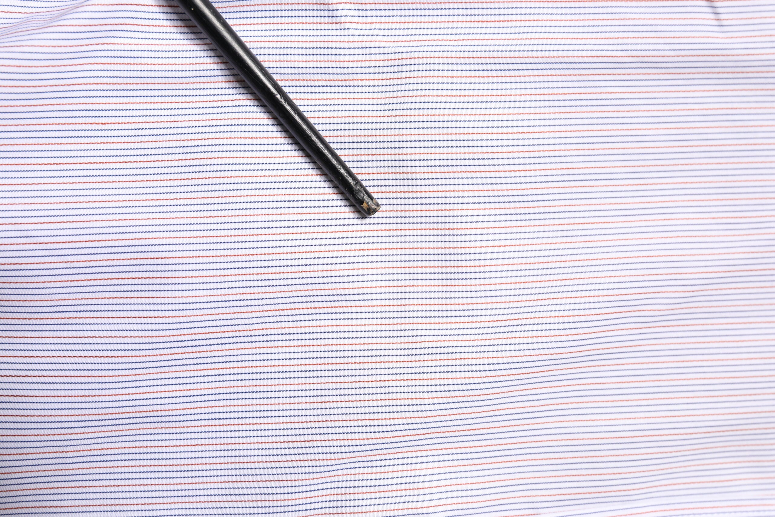 Dolce & Gabbana White Striped Cotton GOLD Long Sleeves Men's Shirt (Pre-Owned)