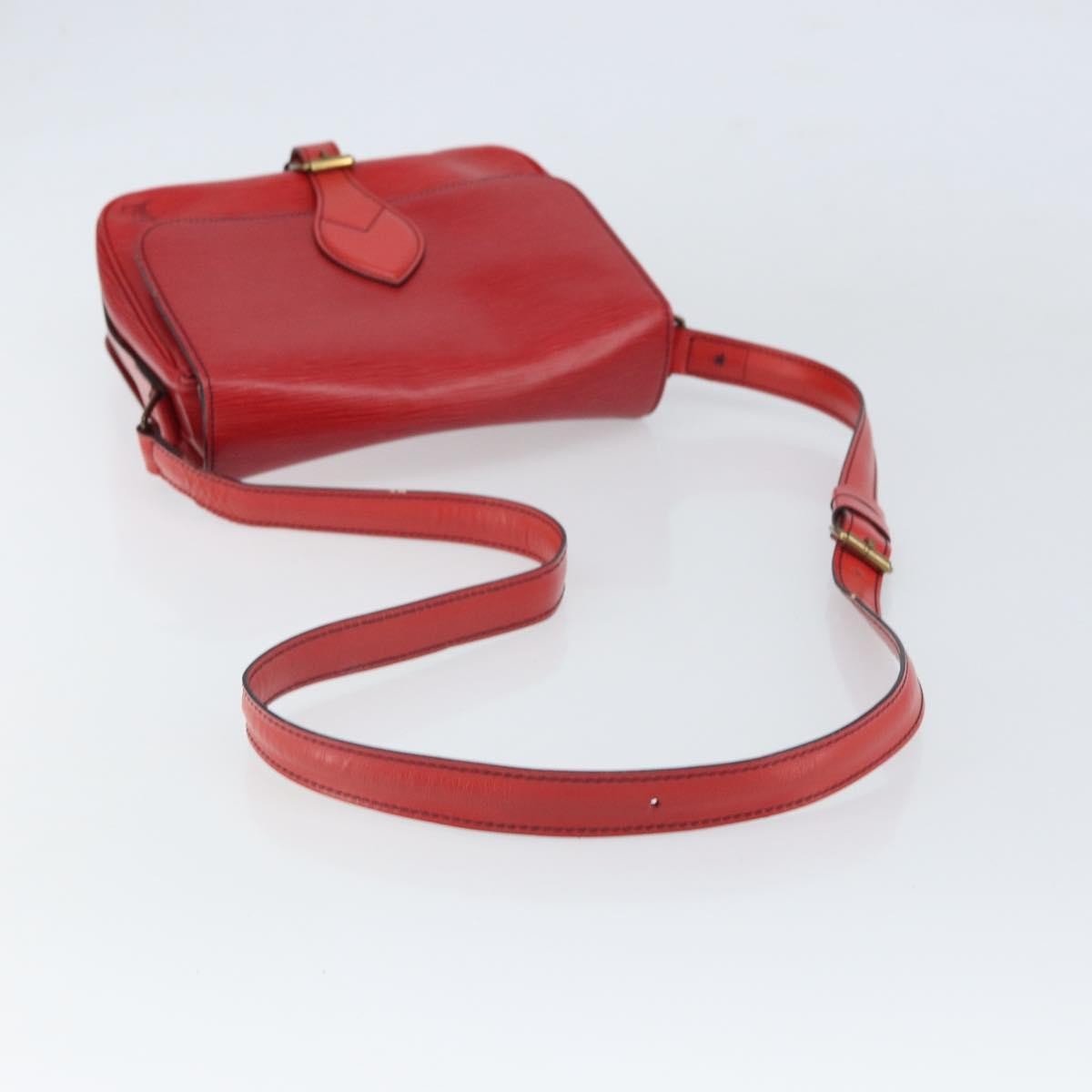 Louis Vuitton Cartouchiere Epi Leather Red Leather Shoulder Bag Bag (Pre-Owned)