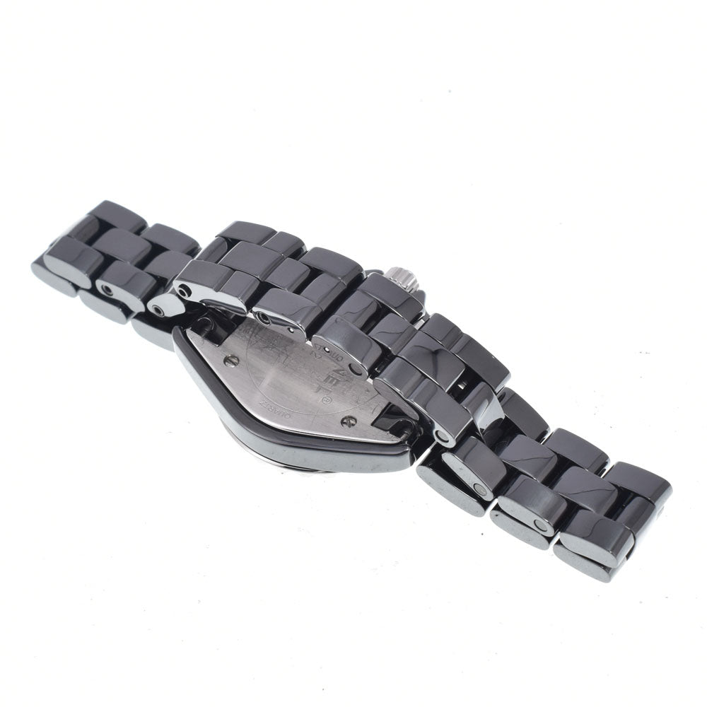 Chanel J12 Quartz Ceramic And Stainless Steel With Diamond Markers Watch (Pre-Owned)
