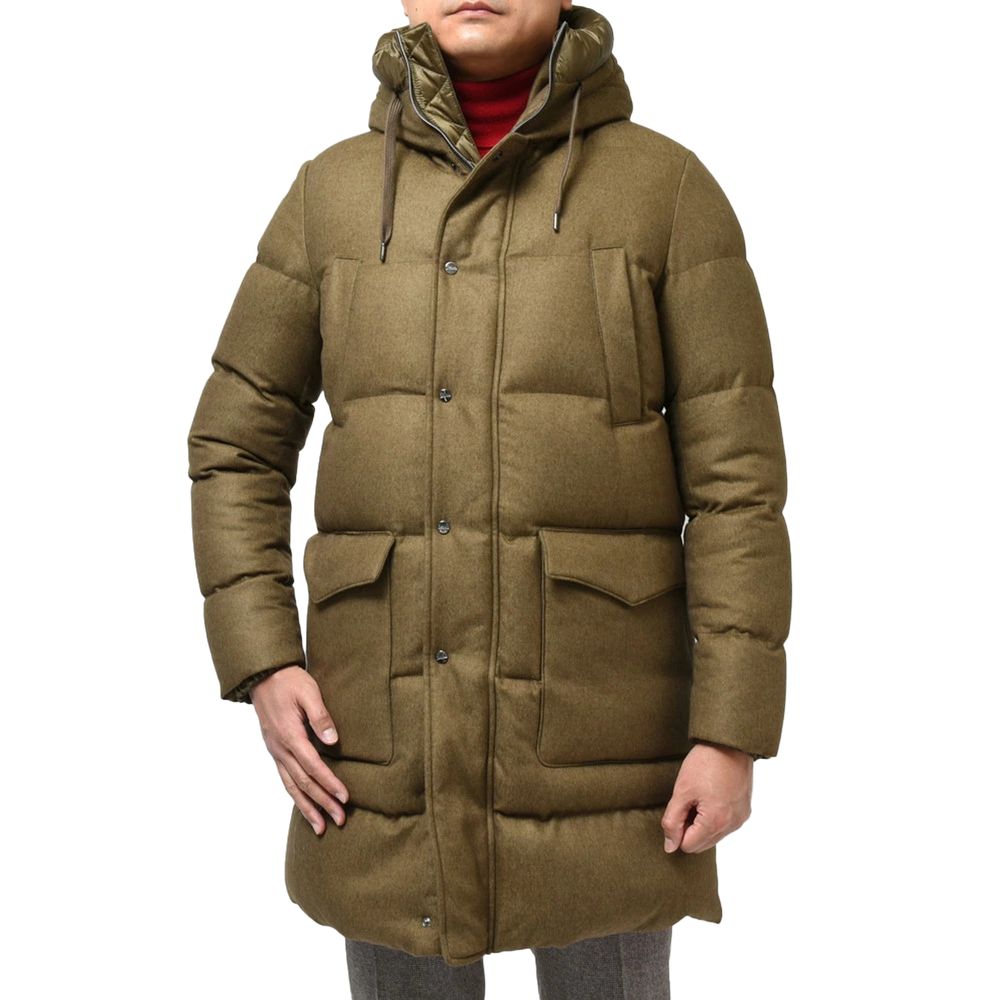 Herno Green Silk Men's Jacket