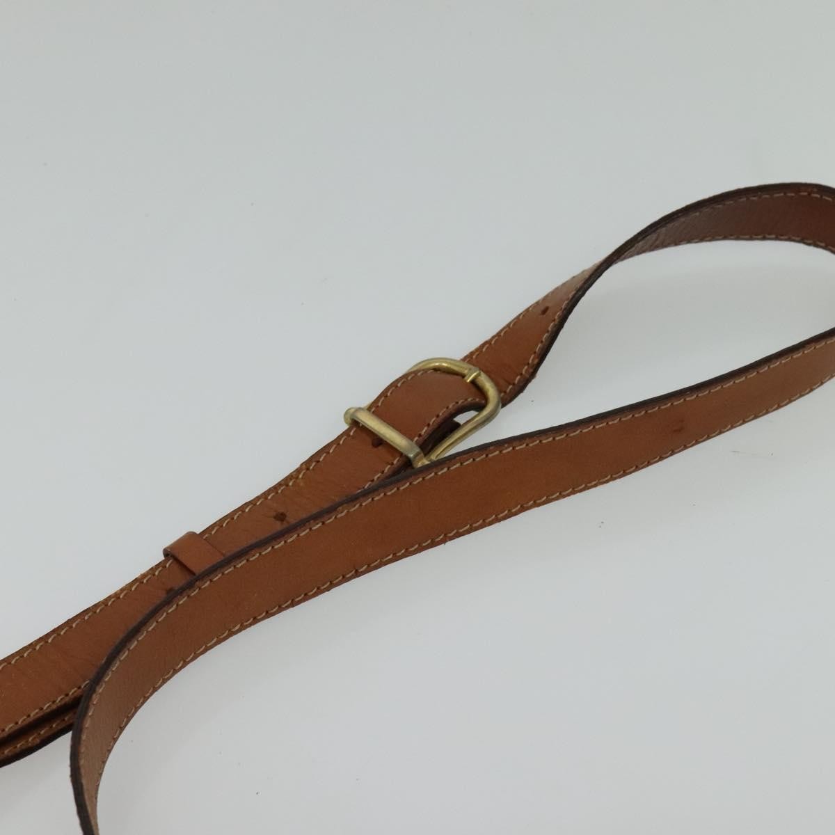 Celine Macadam Shoulder Pvc Leather Beige Canvas Bag (Pre-Owned)