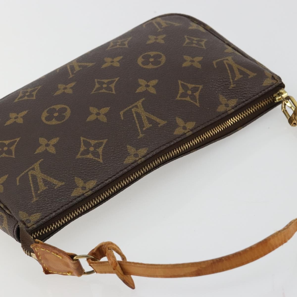 Louis Vuitton Pochette Accessoires Nm Monogram Canvas Brown Canvas Clutche & Pouche Bag (Pre-Owned)