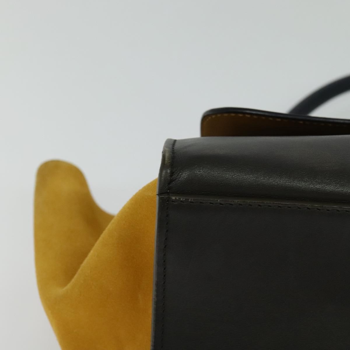 Celine Trapeze Leather With Suede Multicolour Leather Handbag (Pre-Owned)