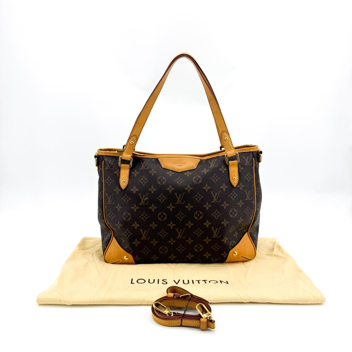 Louis Vuitton Estrela Monogram Canvas Brown Canvas Handbag (Pre-Owned)