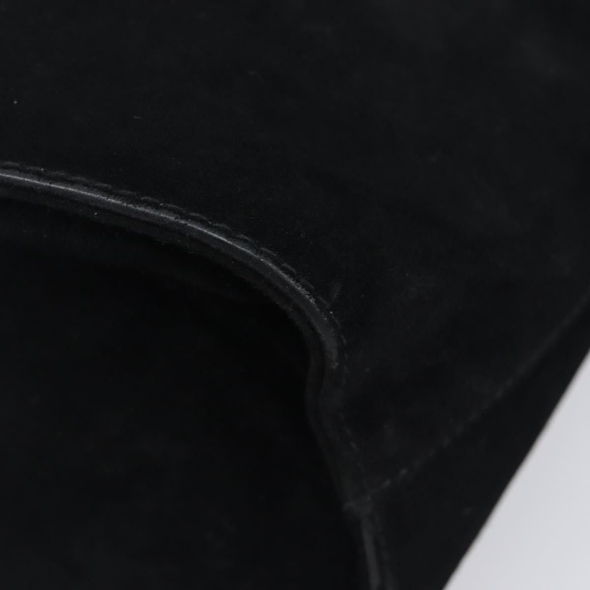 Salvatore Ferragamo Vala Suede Black Suede Shoulder Bag Bag (Pre-Owned)