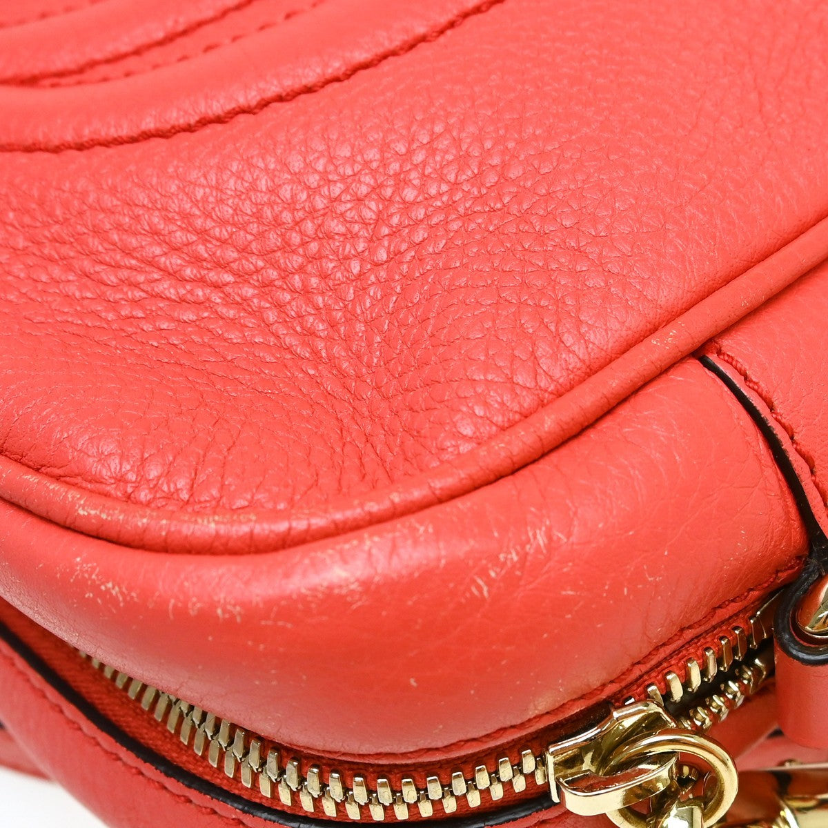 Gucci Soho Disco Leather Pink Leather Shoulder Bag Bag (Pre-Owned)