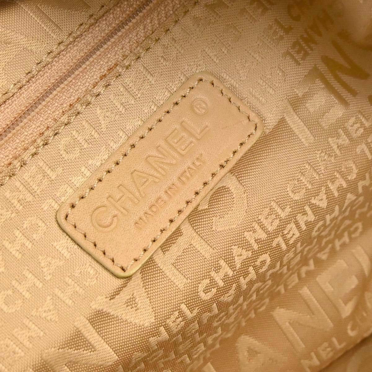 Chanel Square Stitch Bowler Quilted Calfskin Pink Leather Shoulder Bag Bag (Pre-Owned)
