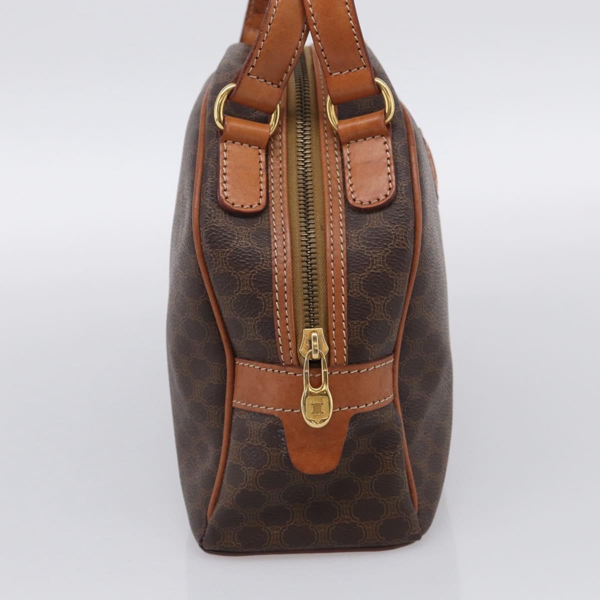 Celine C Macadam Canvas Brown Canvas Handbag (Pre-Owned)