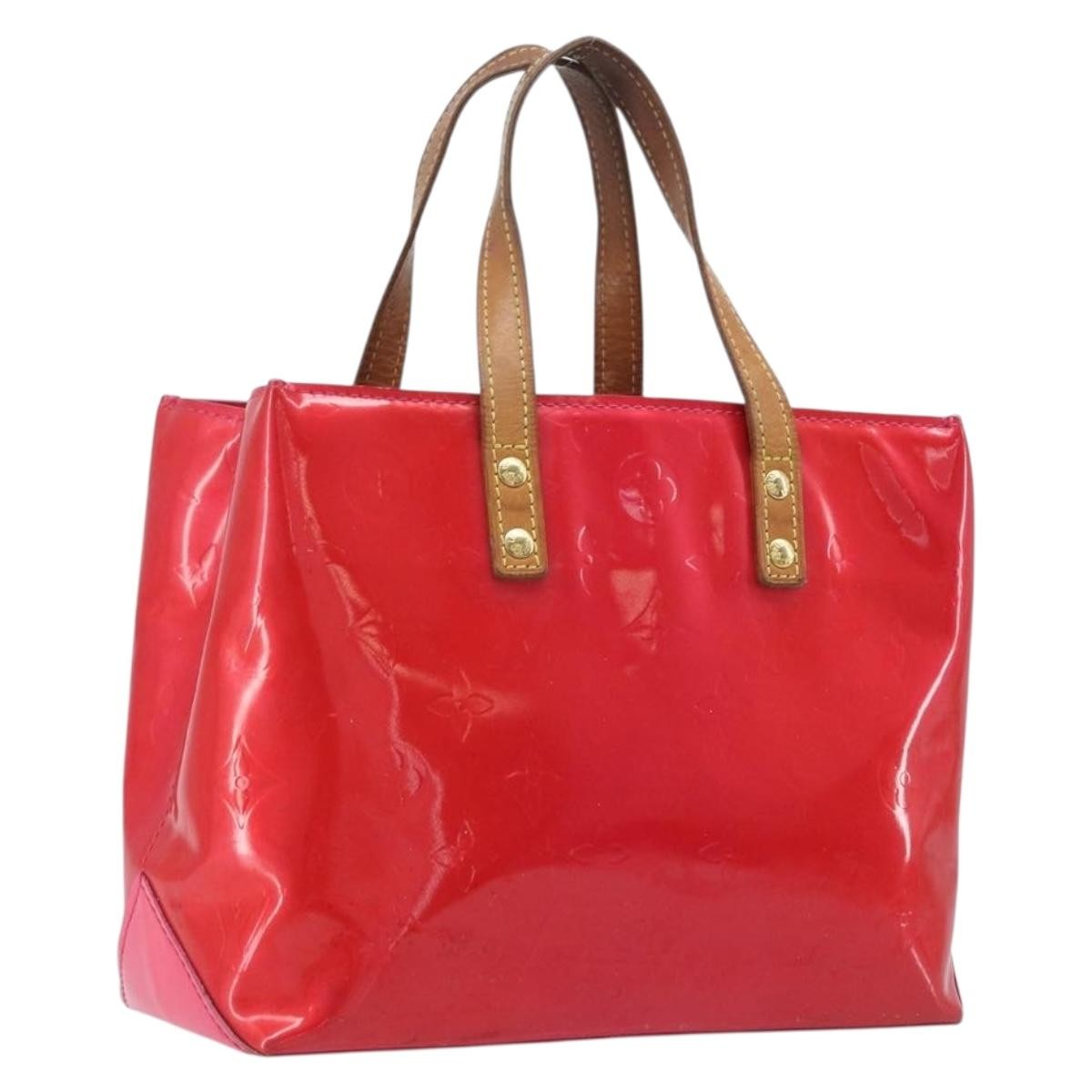Louis Vuitton Reade Monogram Vernis Pink Patent_Leather Handbag (Pre-Owned)