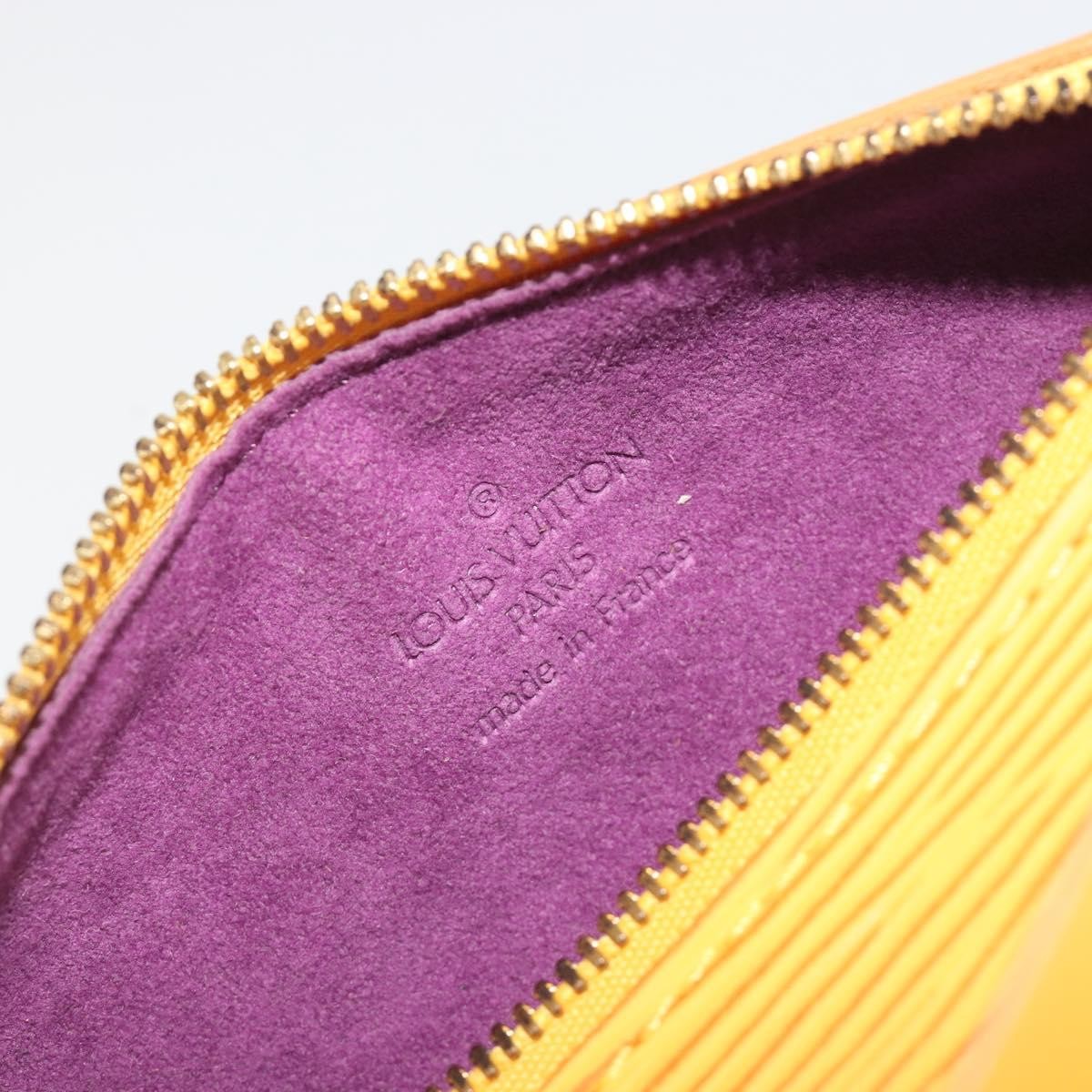 Louis Vuitton Soufflot Pochette Epi Leather Yellow Leather Clutche & Pouche Bag (Pre-Owned)