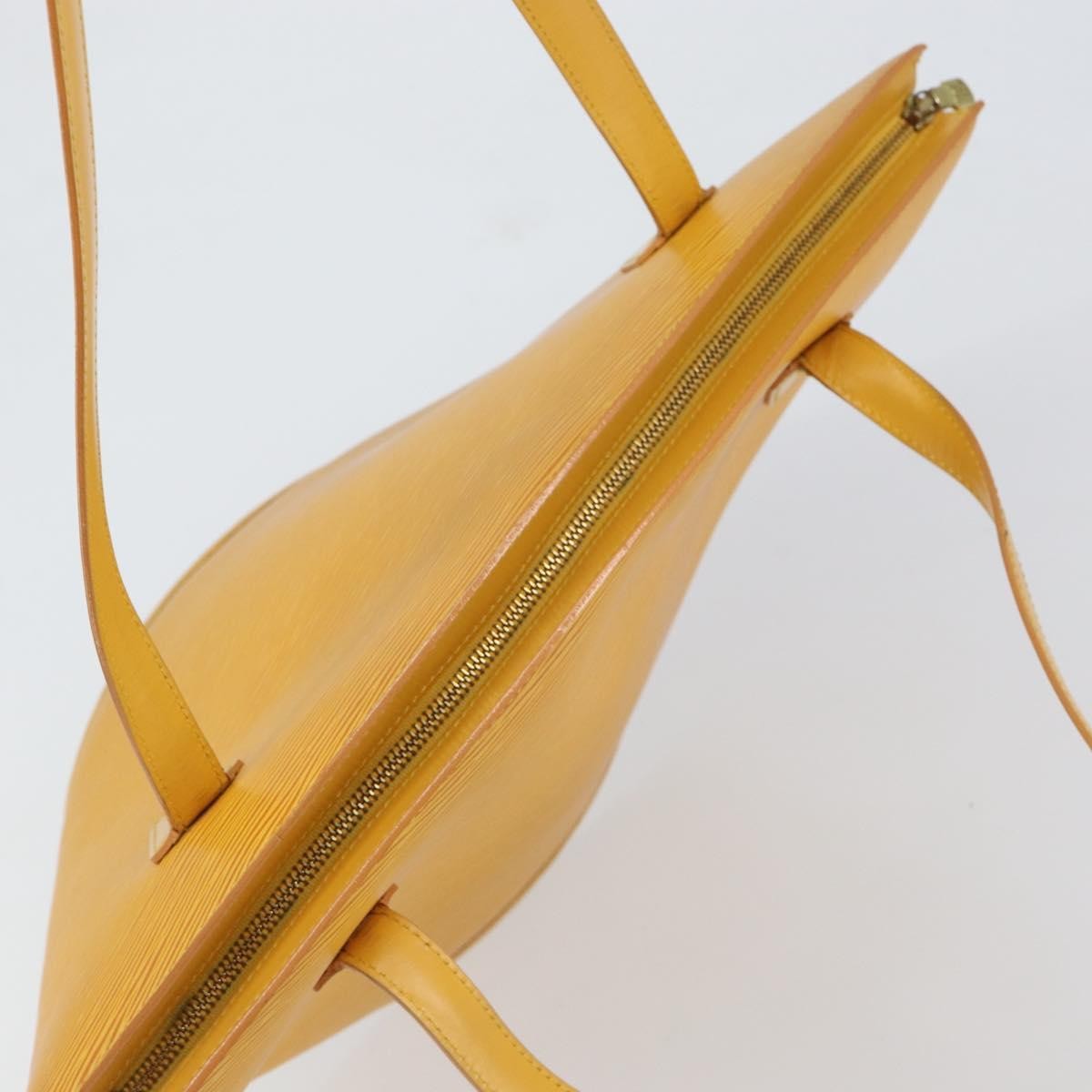 Louis Vuitton Saint Jacques Epi Leather Yellow Leather Handbag (Pre-Owned)