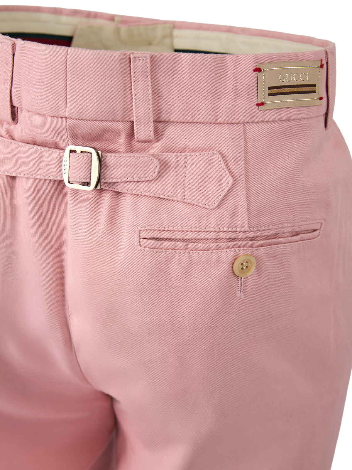 Gucci Light Pink Cotton Men's Pants