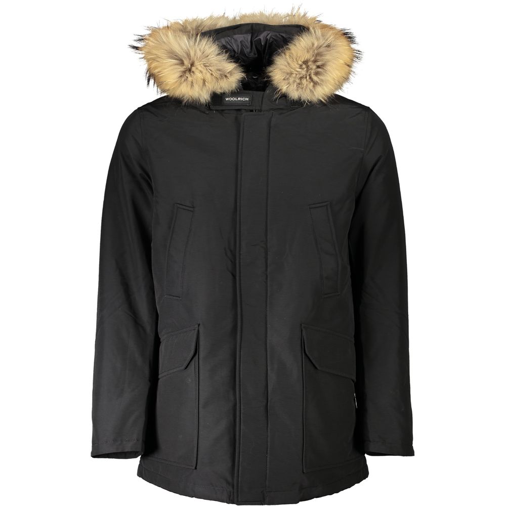 Woolrich Black Cotton Men Men's Jacket